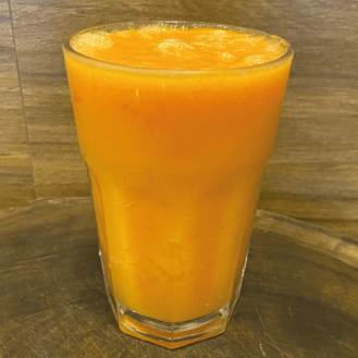 Suco de laranja c/ mamão 