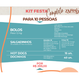 Kit festa Completo